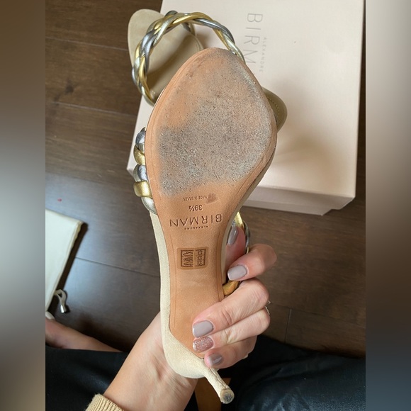 Alexandre Birman Selena 85 Sandals- Gold - Picture 5 of 10
